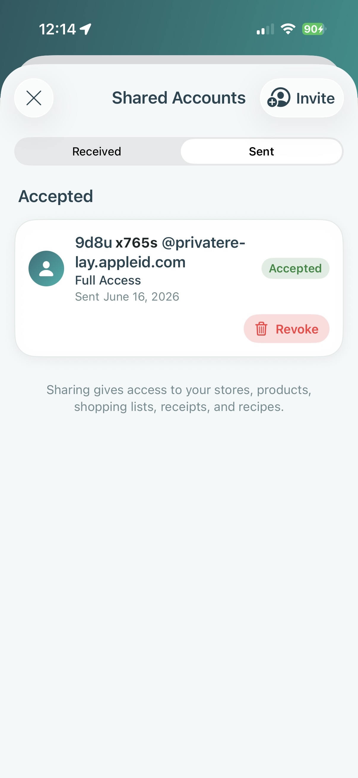 Shared accounts
